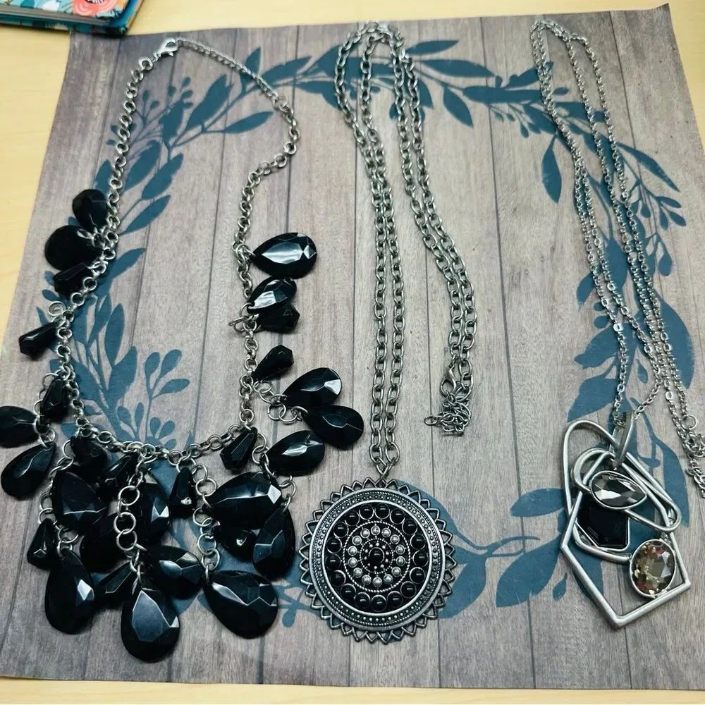 Boho Modernist Necklace‎ Bundle 3 Necklaces B9